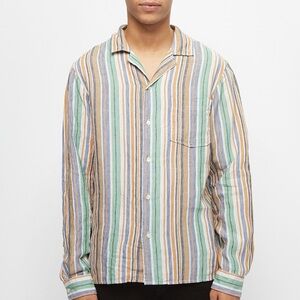President's Rangi Solbiati  Tuscany multicolor
Striped Linen Shirt Italy size L
